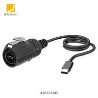 Câble adaptateur USB Type-C mâle/femelle en cuivre durable IP67 pour transfert de données et d'alimentation haute vitesse E-Weichat EW-LP16-Type-C 3A