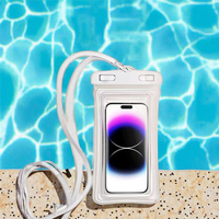 Pochette Téléphone Étanche pour Plongée Nage Sports Plage Piscine Ski, Étui Sec pour Téléphone Portable Samsung Galaxy