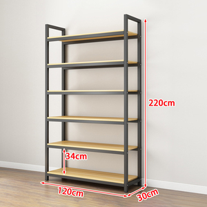 Estantería ajustable de madera ustomizada, estante de exhibición de aperitivos de vino para centro comercial, supermercado y librerías - Product Image 5