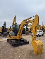Mini-excavatrice Komatsu PC55MR d'occasion, tracteur, fabriquée au Japon, d'origine, 5T 5,5 tonnes, certifiée CE EPA, avec moteur d'origine
