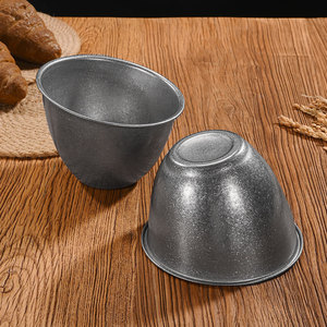 Bol à salade en acier inoxydable 12 oz, finition vieillie, usage commercial pour la restauration - Product Image 2