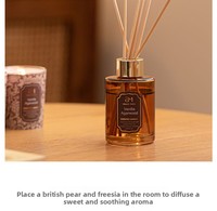 FORTUNE BOLIN Décoration d'intérieur, souvenirs de la Saint-Valentin, coffret cadeau, bougies en cire de soja, diffuseur de parfum en roseau de luxe