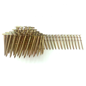 Galvanizli sarı 1-1/4 inç 16 derece örneğin halka saplı çatı bobini tırnak - Product Image 4