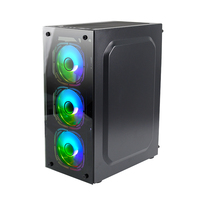 Manmu Aluminum Alloy Computer Case Gaming Computer Case & Tower Computer Cabinet Gaming Pcs Case