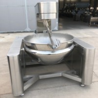 Mélangeur planétaire commercial entièrement automatique 500L en acier inoxydable SUS 304 haute viscosité pour la vinification et la transformation alimentaire – Nouveau