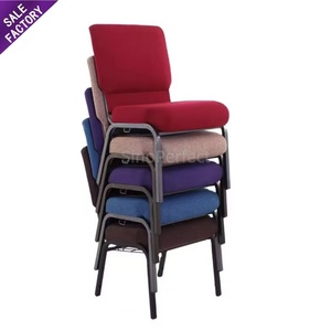 Sillas Apilables Metálicas de Diseño Moderno para Fiestas, Ceremonias, Banquetes, Hoteles, Teatros, Auditorios, Iglesias - Product Image 3