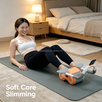 Rueda Abdominal con Rebote Automático para Ejercicios Abdominales y Corporales para Adultos, Ideal para Entrenamiento Deportivo Diario en Casa