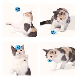 Entrega Rápida, Juguetes de Pelota de Espuma de Silicona Coloridos para Gatos, Pelotas de Golf y Fútbol para Masticar y Rascar, Pelota Ecológica - Product Image 6