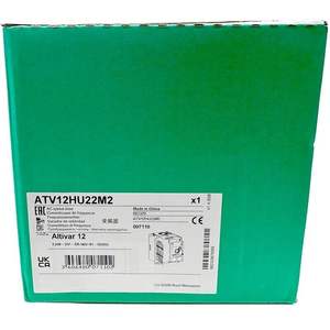 NOUVEAU Contrôleur PLC ATV12HU22M2 avec <span class=keywords><strong>Tension</strong></span> <span class=keywords><strong>de</strong></span> Fonctionnement 110-240V jusqu'à 256 Points d'E/S pour l'Automatisation Industrielle Programmation PLC - Product Image 1