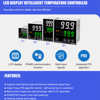 Contrôleur de température de sortie SSR de relais Modbus RS485 d'affichage à LED numérique PID de haute qualité