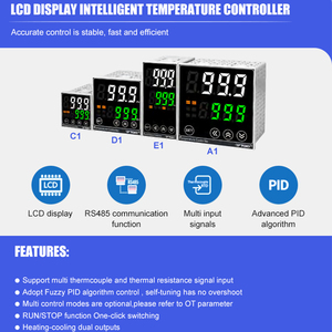 Высокое качество PID цифровой светодиодный дисплей RS485 Modbus реле SSR выходной регулятор температуры - Product Image 3