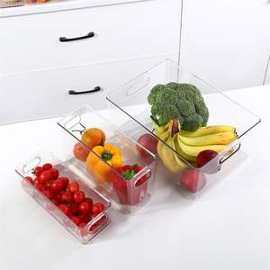 Bac en plastique profond sans BPA, 20 l, rangement de cuisine pour réfrigérateur, congélateur et casserole - Product Image 2