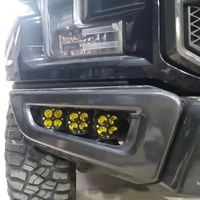 Luz de Trabajo LED Auxiliar Todoterreno 4X4 de Doble Color Blanco y Amarillo, Mini Luz de Conducción LED de 3 Pulgadas