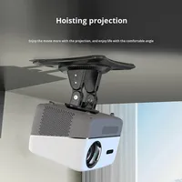 Plastique ABS Inclinaison à 360 degrés Projecteur rotatif Montage au plafond Grand support triangulaire pour projecteurs Konka