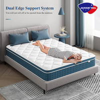 Matelas de sol de haute qualité pour hôtels, vente en gros, commande en ligne, matelas à ressorts ensachés et mousse à mémoire de forme, tailles Queen, Twin, King
