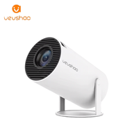 Mini projecteur portable LED VEVSHAO C16, 0,8 kg, léger, LCD, 250 lumens, Android 11.0 avec haut-parleurs intégrés