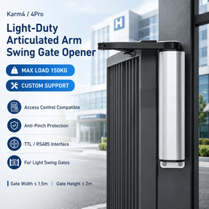 Ouvre-porte <span class=keywords><strong>battant</strong></span> à <span class=keywords><strong>bras</strong></span> <span class=keywords><strong>articulé</strong></span> 24V pour usage léger avec interface de contrôle d'accès et protection anti-pincement - Product Image 1