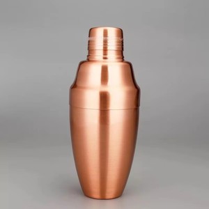 Ensemble de shakers à cocktail en acier inoxydable 304 de style américain avec jigger en métal écologique Logo personnalisé Diverses couleurs Wine Bartending - Product Image 5