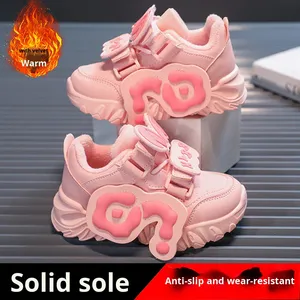 <span class=keywords><strong>Scarpe</strong></span> Sportive per Bambine JHT con Chiusura a Strappo, Tomaia in <span class=keywords><strong>Tela</strong></span>, Suola in PVC Antiscivolo, Calde per Tutte le Stagioni, <span class=keywords><strong>Scarpe</strong></span> Casual - Product Image 6