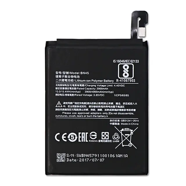 Original Replacement BN45 Battery for Xiaomi Redmi Note 5 Batteries
