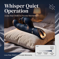 Dual 10 Vibrationsmodi Silikon-Massagegerät USB Wiederaufladbar Wasserdicht Erwachsenen-Intimspielzeug für Frauen Paare Intimgebrauch