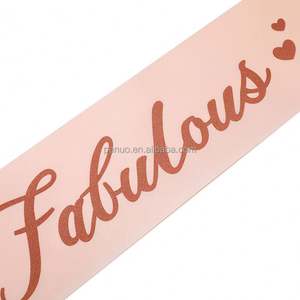 Cinturón de Cumpleaños Personalizado con Diseño de Rosa, Cinturón de Reina Fabulosa para Cumpleaños, Cinturón de Etiqueta para Fiesta de Cumpleaños - Product Image 3