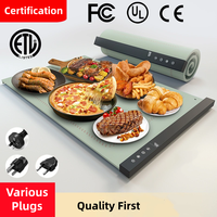 Plateau chauffant pliable grande capacité pour plats chauds, idéal pour la maison, la table à manger, l'hôtel – Outil de maintien au chaud des aliments, plateau à riz à température constante