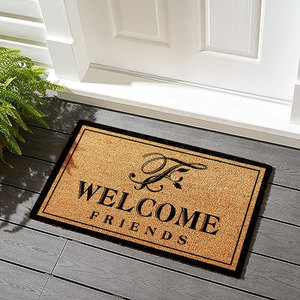 Alfombra de Entrada Cangming, Imitación de Fibra de Coco, 18x30 Pulgadas, Lavable, Antideslizante, Estilo Americano - Product Image 2