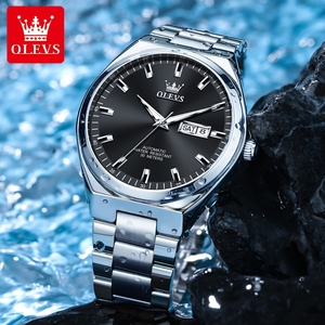 Olevs 9907 OEM Tùy Chỉnh Đồng Hồ Thấp Moq Bán Buôn Thời Trang Người Đàn Ông Cổ Tay Thương Hiệu Sang Trọng Vàng Đồng Hồ Tự Động Đồng Hồ Cơ Khí Cho Người Đàn Ông - Product Image 4