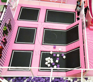 Hàng Mới Về Tấm Bạt Lò Xo Ngoài Trời Giá Rẻ Cho Người Lớn Trẻ Em Công Viên Đầy Màu Sắc Bán - Product Image 6