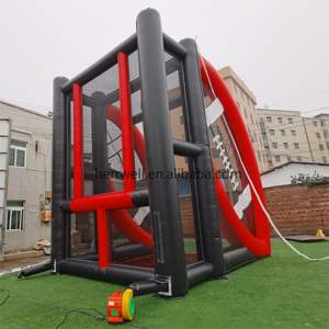 Soplador de juego de aire de fútbol inflable personalizado, accesorio de Material de PVC incluido, juegos inflables de campo deportivo - Product Image 2