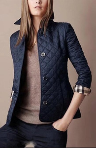 <span class=keywords><strong>Veste</strong></span> d'hiver <span class=keywords><strong>matelassée</strong></span> coupe ajustée pour femmes de haute qualité <span class=keywords><strong>grande</strong></span> <span class=keywords><strong>taille</strong></span> coupe-vent couleur unie bouton coton remplissage-pour printemps Streetwear - Product Image 5