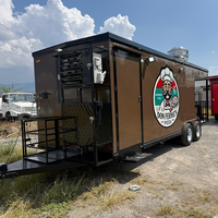 Camion de pizza, camionnette alimentaire, chariot alimentaire électrique sur roues, équipement de camion de cuisine, remorque de restauration pour les entreprises de pizzas et de cuisine italienne