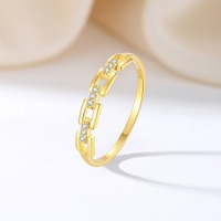 Neueste 925 Sterling Silber Moissanit Ringsets Maßgefertigter Zirkon 18K Gold Romantischer Luxus-Schmuck für Alltag Party Geschenke