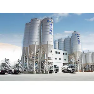 hot sale xcm-g HZS90VG 90m3/h concrete batching plant