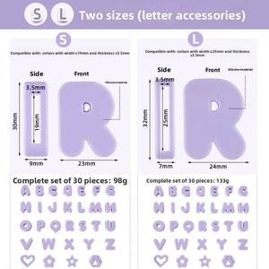 Collar de Silicona para Mascotas con Letras, OEM/ODM, Impermeable, Fácil de Limpiar, Cómodo, Personalizado, Duradero, Moderno, Ajustable - Product Image 4