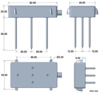 Capteur d'humidité du substrat/sol SlabSense avec technologie FDR, alimentation 3,9-28V DC, interface SDI-12/RS485, manuel d'utilisation