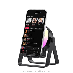 Không Dây Bluetooth Loa Loa cảm ứng với điện thoại đứng Stereo âm thanh 500mAh có thể sạc lại RGB môi trường xung quanh ánh sáng chủ - Product Image 1