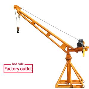 מחיר המפעל מיני בנייה הרמת מנוף 1000kg-60m-380v 220v מיני מנוף - Product Image 5