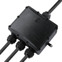Boîte de jonction électrique extérieure souterraine à 4 voies M686-S, grande boîte de jonction électrique en plastique, étanche IP68