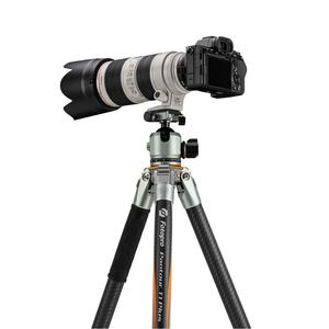 Ağır kamera tripodu tüm Terrian karbon Fiber Tripod standı Dslr kamera için taşınabilir fotoğraf fotoğraf Tripod - Product Image 3