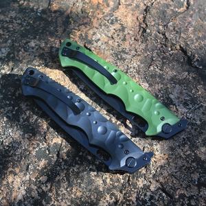 Cuchillo de Caza para Exteriores, Hoja 4Cr13, Cuchillo Plegable Táctico de Supervivencia para Camping y Senderismo, Herramienta EDC con Mango de Nailon - Product Image 6