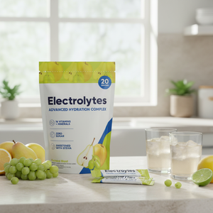 Electrolitos en Polvo Instantáneo, Pueden Rellenar Rápidamente la Deficiencia de Electrolitos como el Sodio y el Potasio que el Cuerpo Humano Necesita, Sin Azúcar, 20 Sobres - Product Image 1