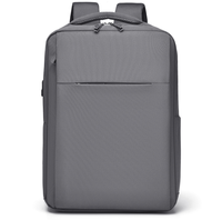 Sac à dos pour ordinateur portable étudiant moderne, imperméable, en tissu Oxford, couleur personnalisée, léger, avec fermeture éclair, grande capacité