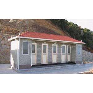 Toilettes portables en bois au design rustique pour les attractions touristiques, durables pour une utilisation en extérieur - Product Image 5