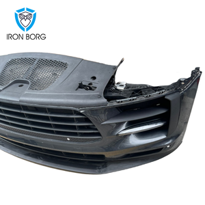 Kit Carrozzeria Originale 2013~2018 per <span class=keywords><strong>Porsche</strong></span> <span class=keywords><strong>Macan</strong></span> 95B, Paraurti Anteriore con Fari, Griglie e Luci Fendinebbia 2.0T 3.0T - Product Image 2