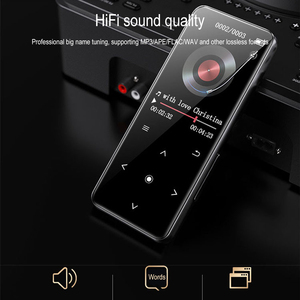 เครื่องเล่น MP3 ขนาดพกพา หน้าจอสัมผัส 1.8 นิ้ว รองรับ Micro SD ในตัว เสียงคุณภาพสูง 5.0 Hi-Fi วิทยุ FM เครื่องบันทึกเสียงอีบุ๊ก รองรับไฟล์ FLAC/WAV/AVE - Product Image 3