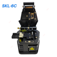 FTTH Fiber Optic Tool Kit with SC Cleaver Optical Power Meter Visual Fault Locator