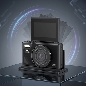 Cámara Multifunción 5K 75MP con Pantalla Abatible, 19 Filtros, Modo Belleza, Webcam, WiFi, APP, 18X AF, Gran Oferta, DC1807, 18X Digital, 1)5K Ul - Product Image 1