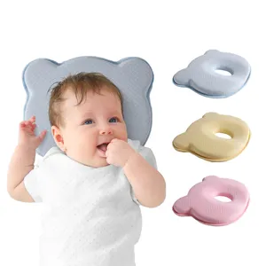 وسادة قطنية من القطن برأس مطبوع مخصص للنوم آمنة للرضع حديثي الولادة
